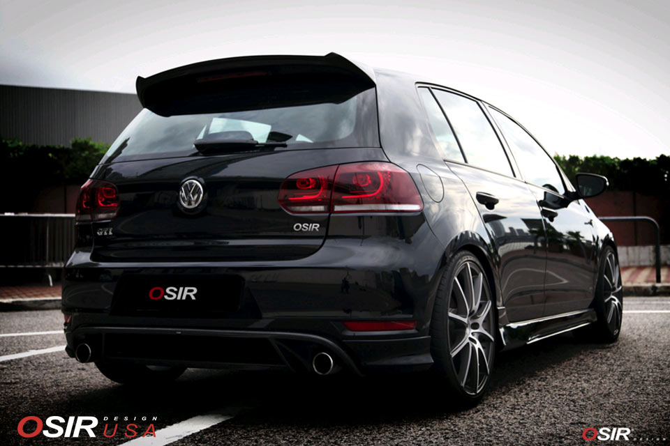 VICTORY Dachspoiler Carbon VW Golf 6 Tuning DTC Diffusor Volkswagen R