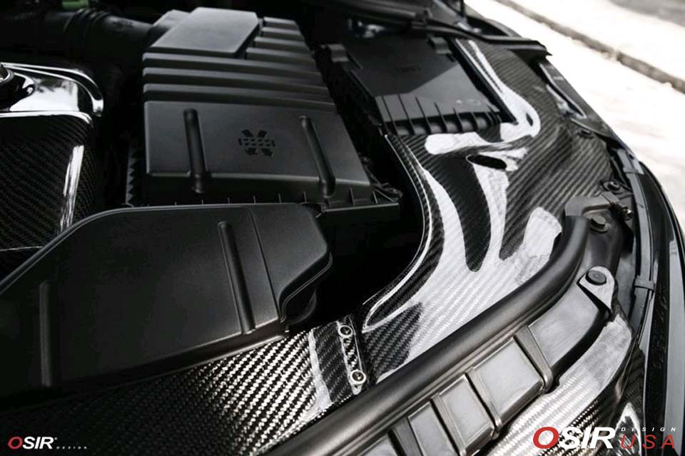 OSIR Design USA: Engine Bay Covers TTMK2 - Carbon Fiber - Audi TT