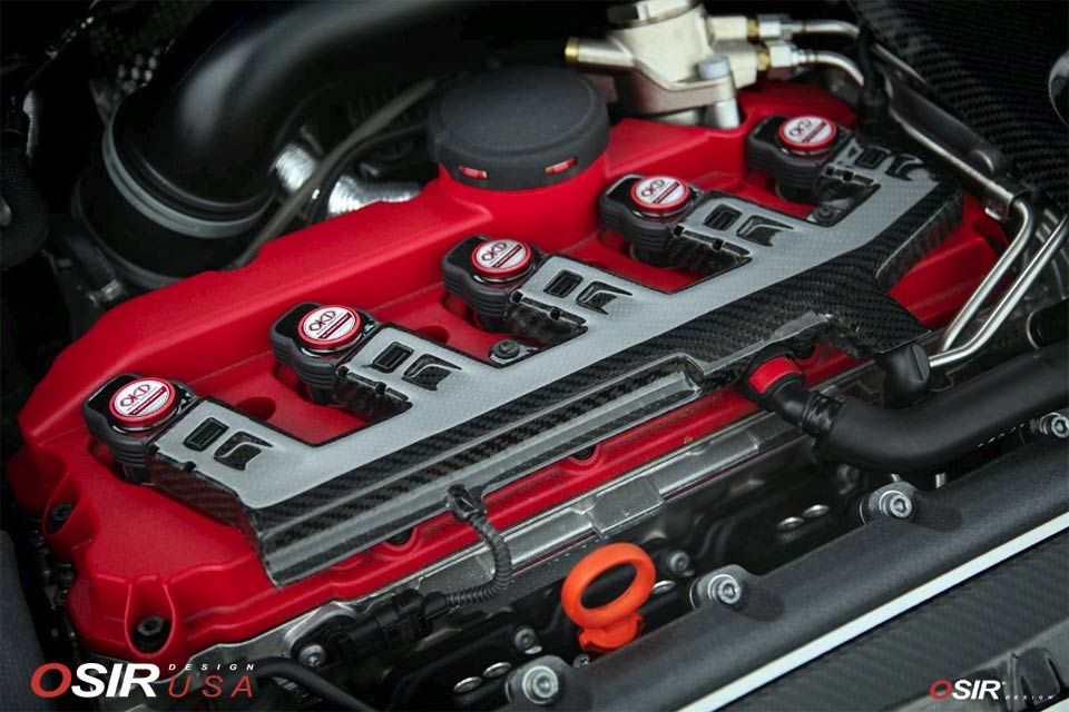 OSIR Design USA: Coil Cover TTRS - Carbon Fiber - Audi TT RS Mk2