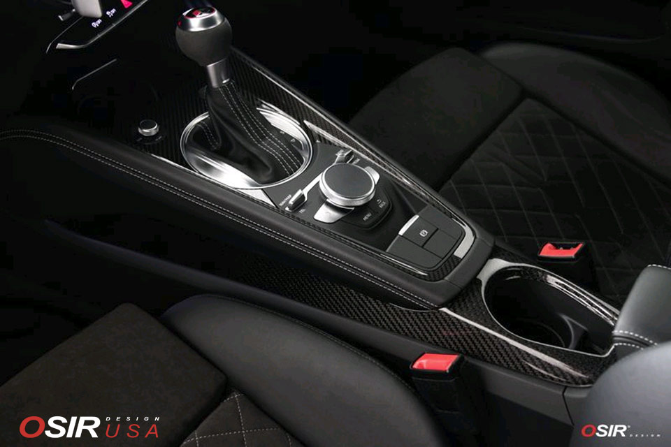 OSIR Design USA Console Mask TTMK3 Carbon Fiber Audi TT TTS TT RS Mk3