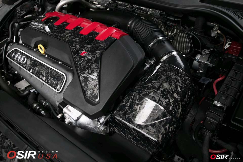 OSIR Design USA: Engine Cover Insert TTRSMK3 - Carbon Fiber - Audi TT RS Mk3